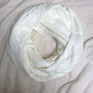Off White Nit Wrap Scarf